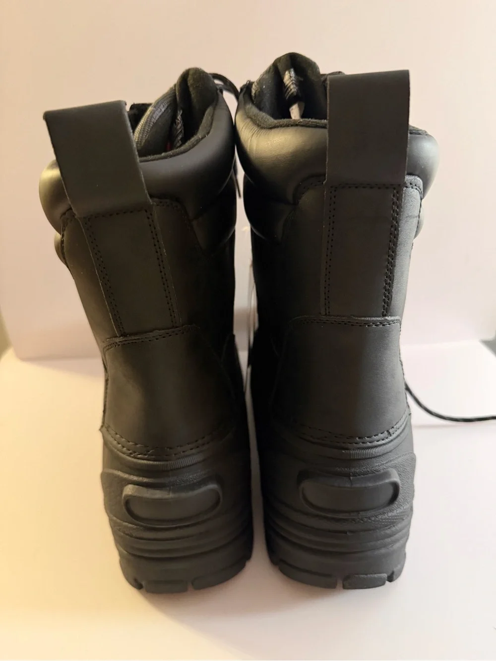 Aleader Men's Black Waterproof Rain & Snow Boots